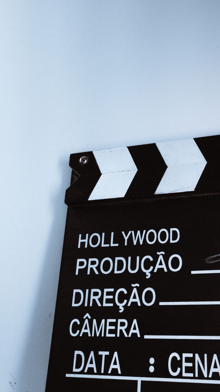 Clapperboard marked for the next take
