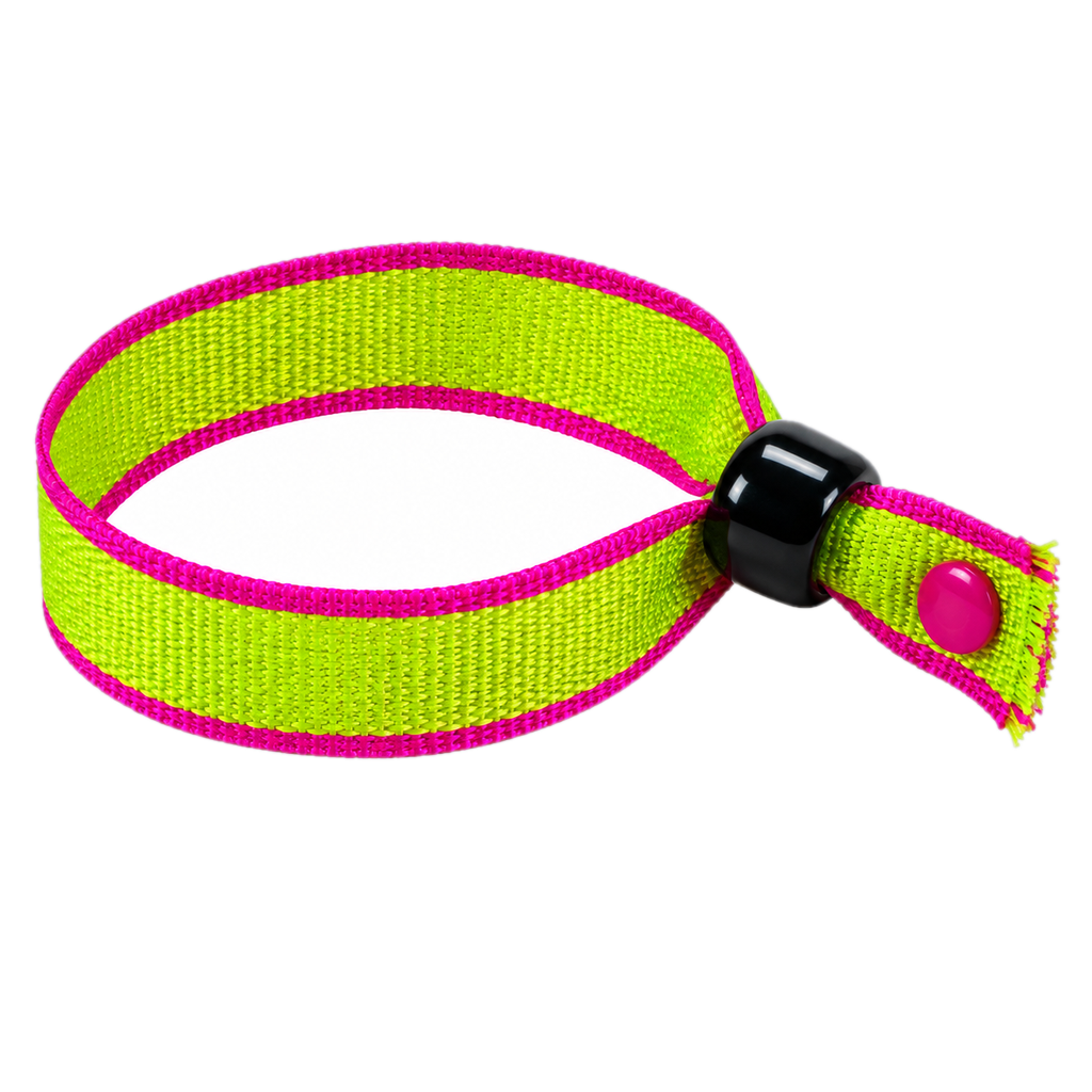 Woven festival wristband