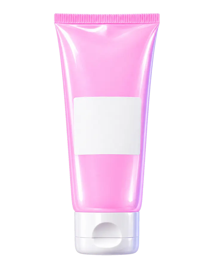 Cloud Cleanser, a glossy jelly-pink squeeze tube with a white flip cap