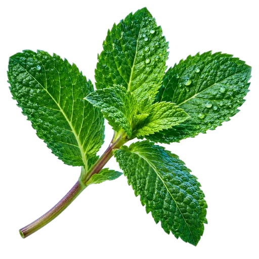 Sticker of a fresh mint sprig