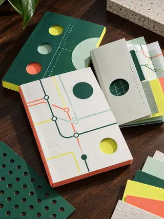 Design books and paper sample brochures — Tram 9, Editorial